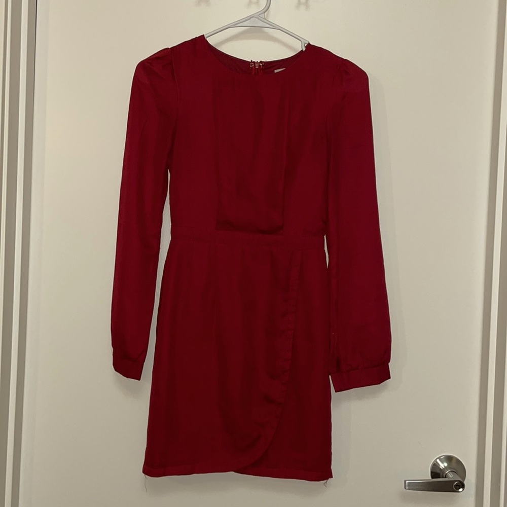 Long sleeved Cocktail Dress